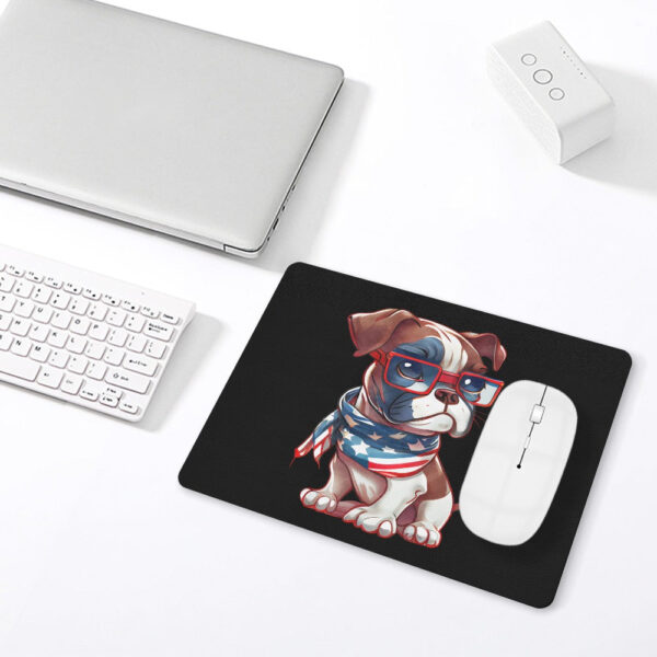 Patriotic Boxer Leather Mouse Pad - Image 4