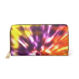 Tie Dye Zipper Wallet