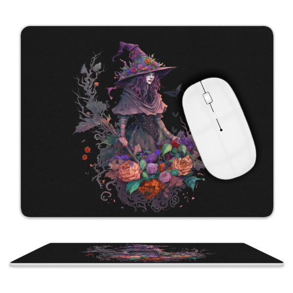 Witch Leather Mouse Pad