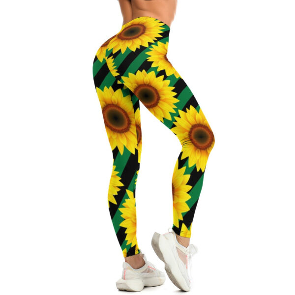 Sunflower Soft Ladies Tight Yoga Pants - Image 7