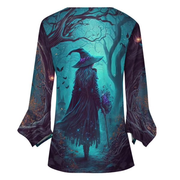 Witchy Ruffled Petal Sleeve Top - Image 3