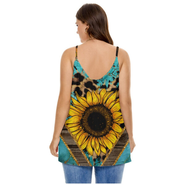 Western Sunflower Loose Summer Top - Image 2