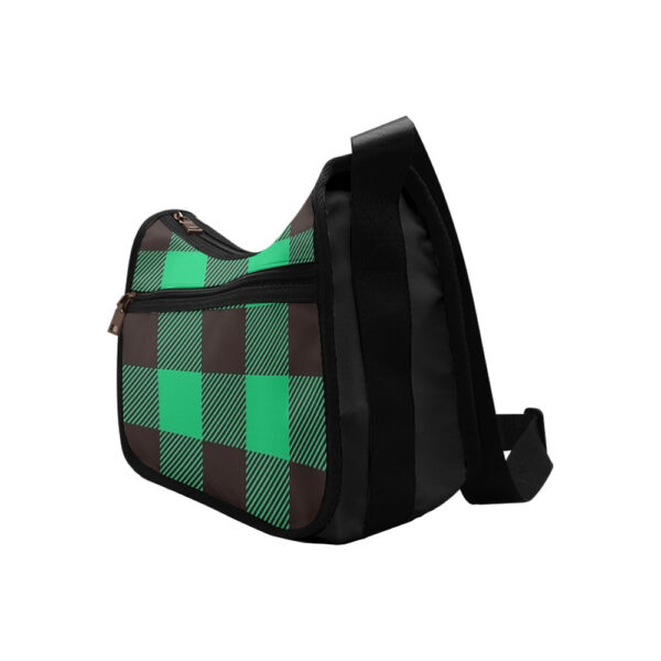 Green Plaid Shoulder Bag - Image 4