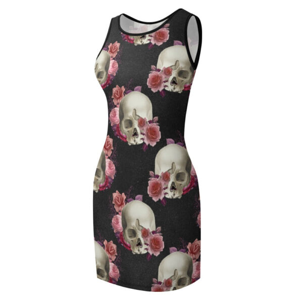 Skulls Slim Fit Sleeveless Tank Dress - Image 7