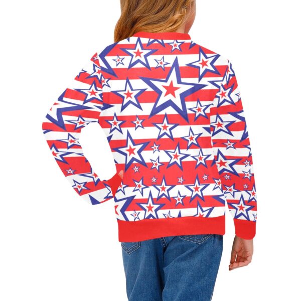 Girls' Star Patriotic Crew Neck Top (H49) - Image 3