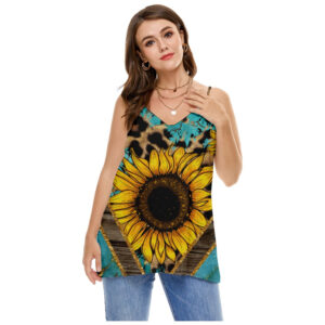 Western Sunflower Loose Summer Top
