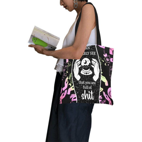 I Can Clearly See Canvas Tote Bag - Image 2