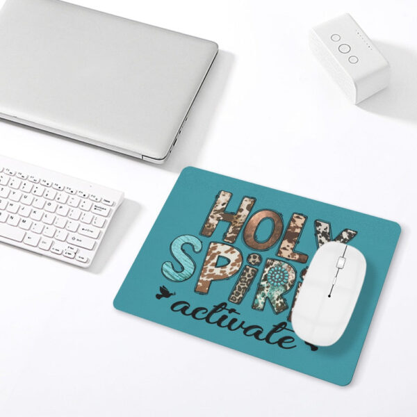 Holy Spirit Activate Leather Mouse Pad - Image 2