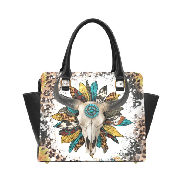 Western Skull Classic Shoulder Handbag - Image 5