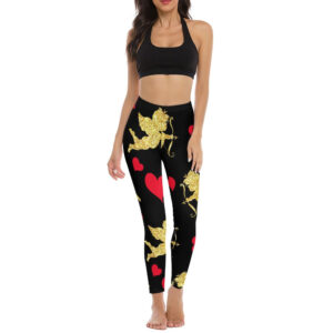 Stupid Cupid Too Soft Ladies Tight Yoga Pants