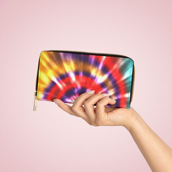 Tie Dye Zipper Wallet - Image 4