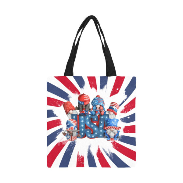 USA Canvas Tote Bag(Model1697)(Small) - Image 4