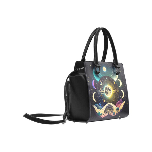 Celestial Moon Classic Shoulder Handbag - Image 2