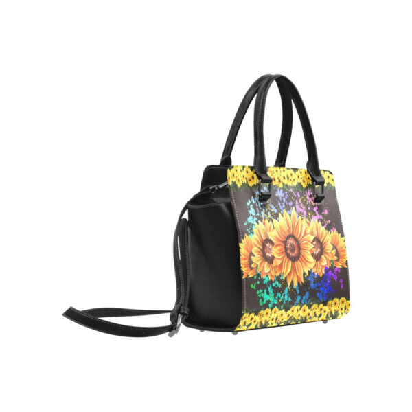 Sunflowers Classic Shoulder Handbag - Image 4
