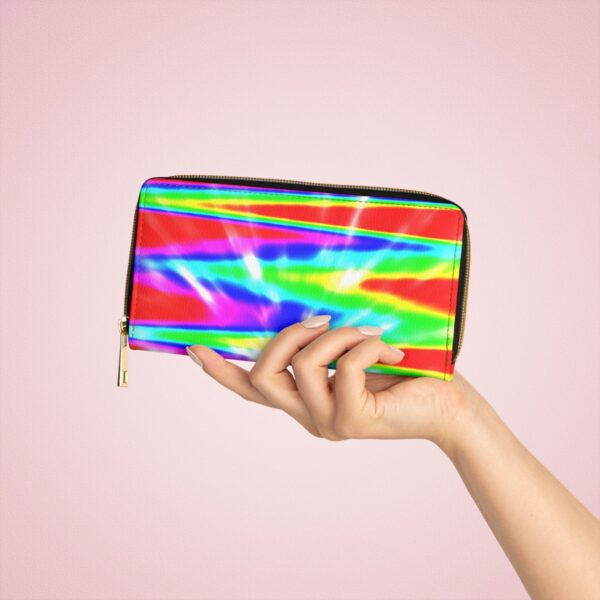 Tie Dye Zipper Wallet - Image 3