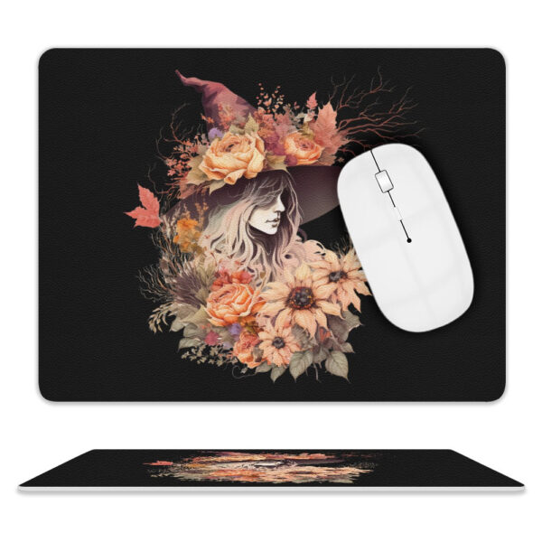 Witch Leather Mouse Pad