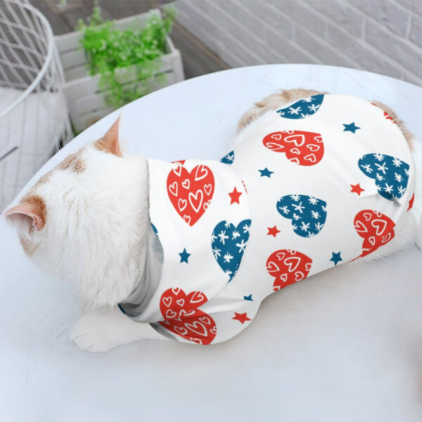 Patriotic Kitty Pet Sweater - Image 2