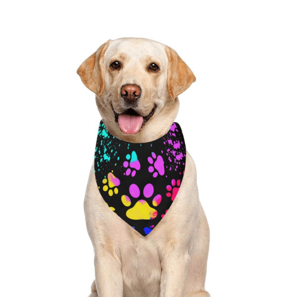 Paw Print Dog Bandana - Image 2