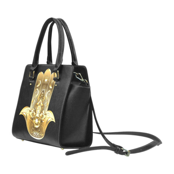 Gold Hamsa Classic Shoulder Handbag - Image 3