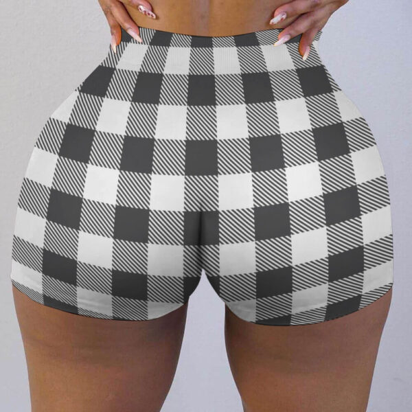 BW Plaid Ladies Shorts - Image 5