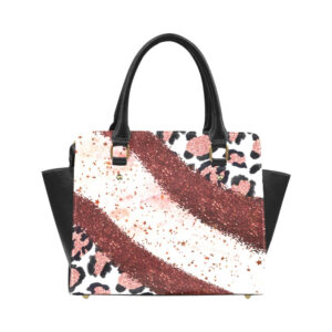 Pink Leopard Classic Shoulder Handbag