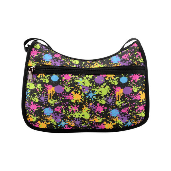 Neon Paint Splatter Shoulder Bag - Image 3