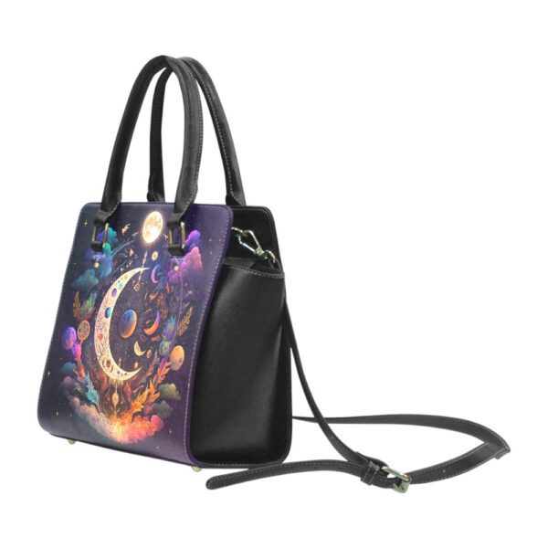 Celestial Sun Moon Classic Shoulder Handbag - Image 3