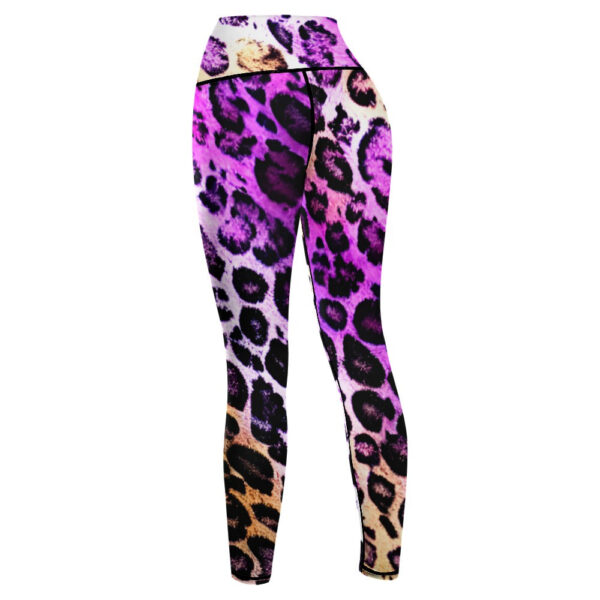 Animal Print Women's Comfort Sports Yoga Pants - Image 6