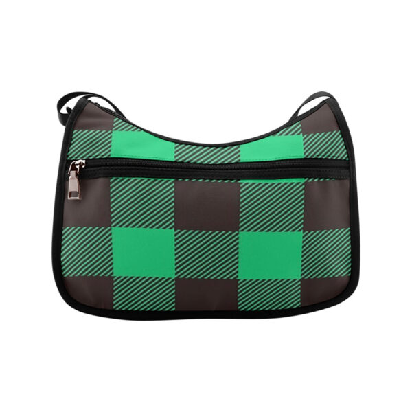 Green Plaid Shoulder Bag - Image 3