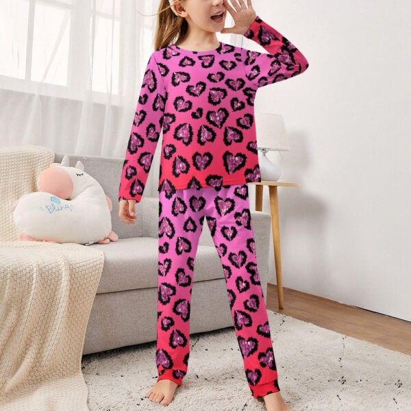 Pink Leppard Girl's Pajamas - Image 3