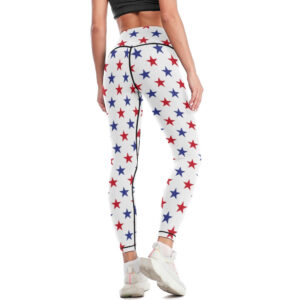 Patriotic Stars Women's Comfort Sports Yoga Pants