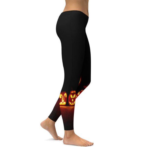 Pumpkin Soft Ladies Tight Yoga Pants - Image 3