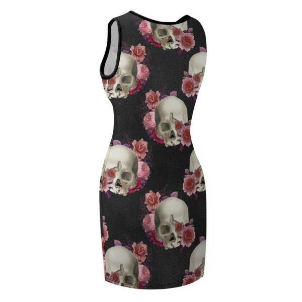 Skulls Slim Fit Sleeveless Tank Dress - Image 3