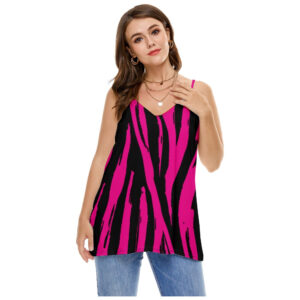 Zebra Print Loose Summer Top