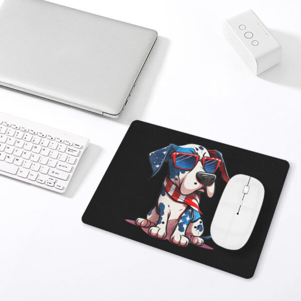 Patriotic Great Dane Leather Mouse Pad - Image 4
