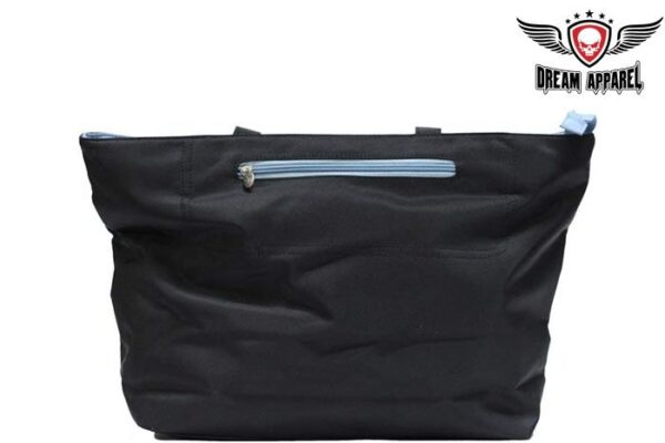 Women Black & Baby Blue Shoulder Purse - Image 4
