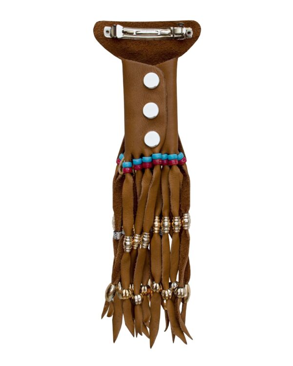 Women Brown Motorcycle Ponytail Holder - Image 3
