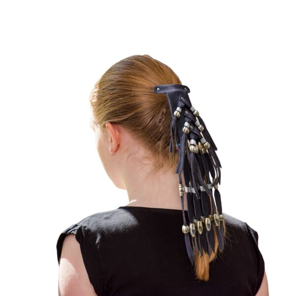 Women's Purple Motorcycle Ponytail Holder