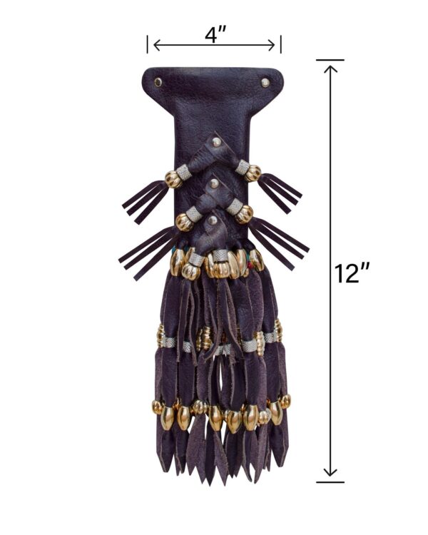 Women's Purple Motorcycle Ponytail Holder - Image 2