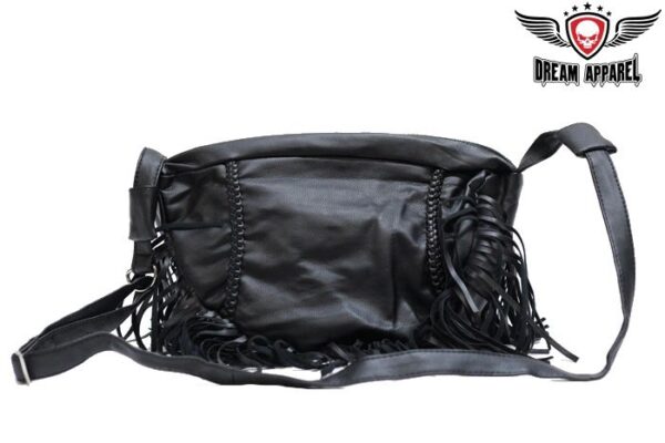 Women's Black Rose Inlay Purse - Image 2