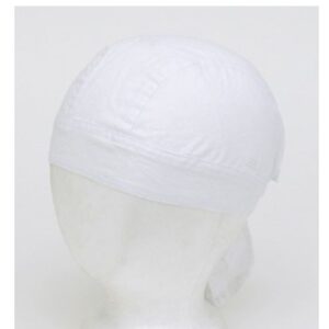 Cotton Plain White Skull Cap 12pcs/pack