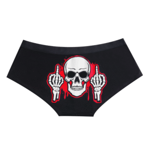 Skeleton Brief Biker Panty