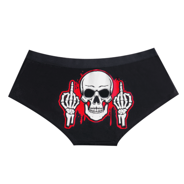Skeleton Brief Biker Panty