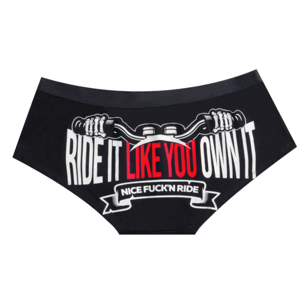 Ride It Like You Own It Brief Biker Panty