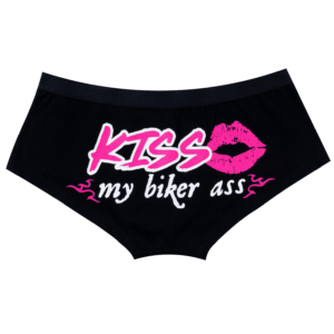 KISS my biker ass Brief Panty - Pink