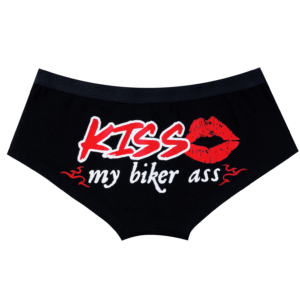 KISS my biker ass Brief Panty - Red