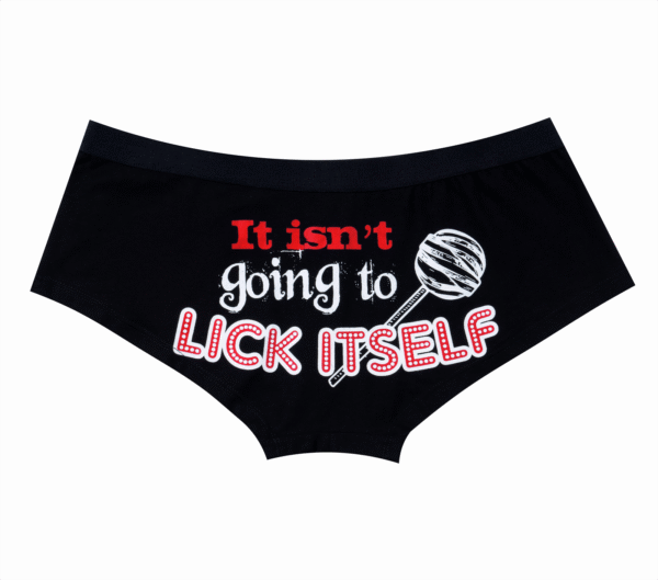 It's Not Going To Lick Itself Brief Biker Panty