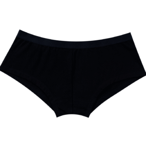 Plain Black Brief Biker Panty
