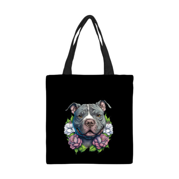 Dog Canvas Tote Bag - Small - Image 2