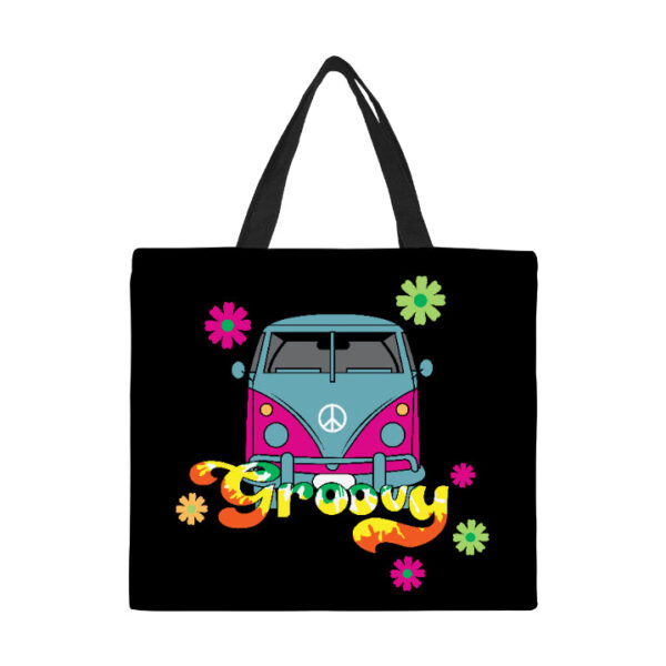 Groovy Canvas Tote Bag/Large - Image 2